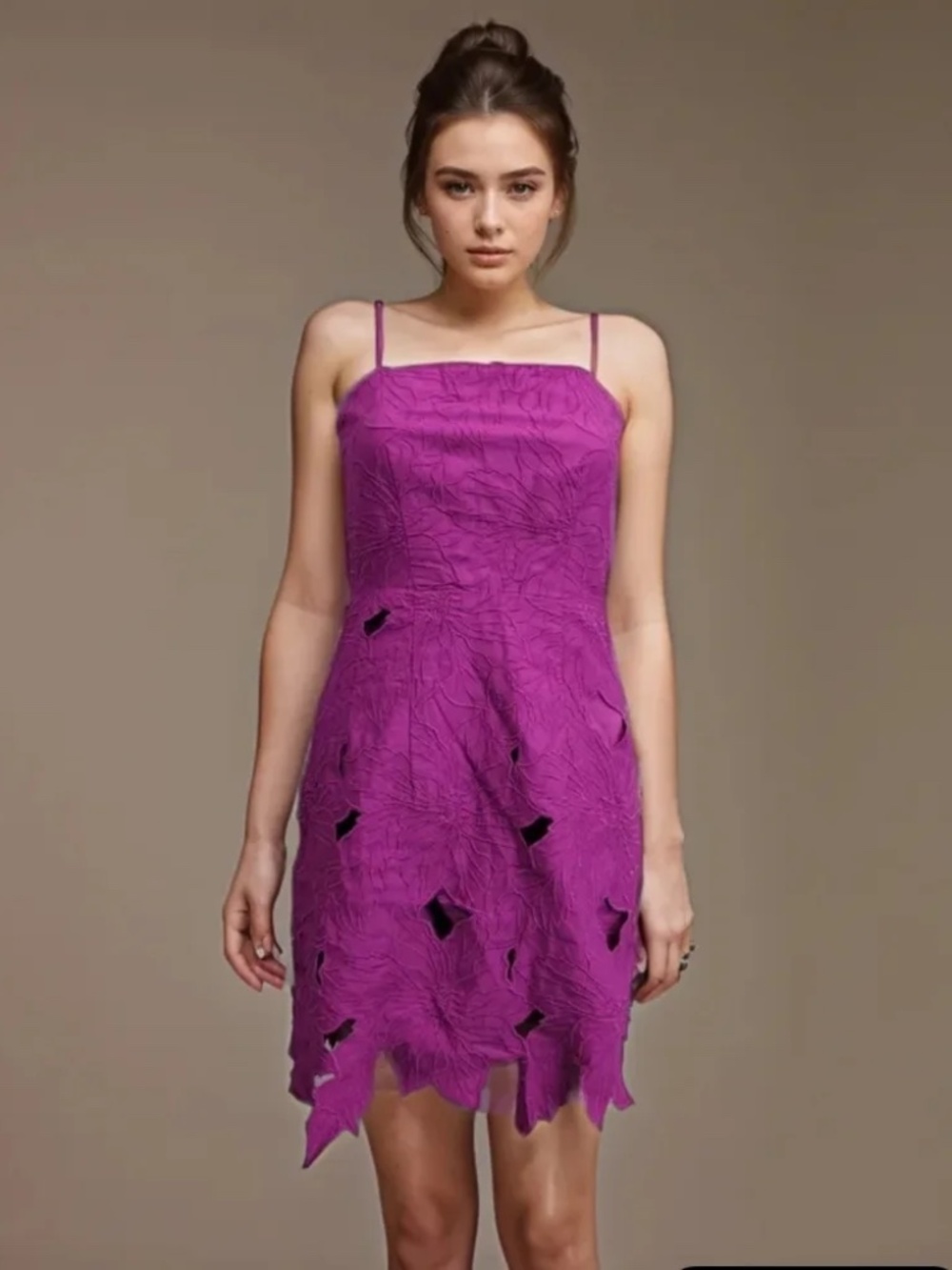 H&M Purple spaghetti Strap Dress